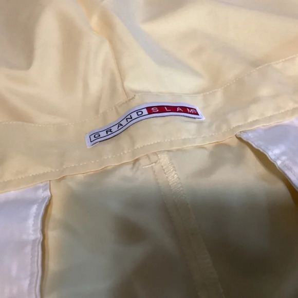 Grand slam golf shorts men’s size 38 yellow lightweight golf tennis cruise - Picture 3 of 6